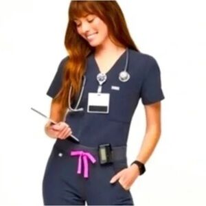 Figs Catarina Night Sky Scrub Top XL